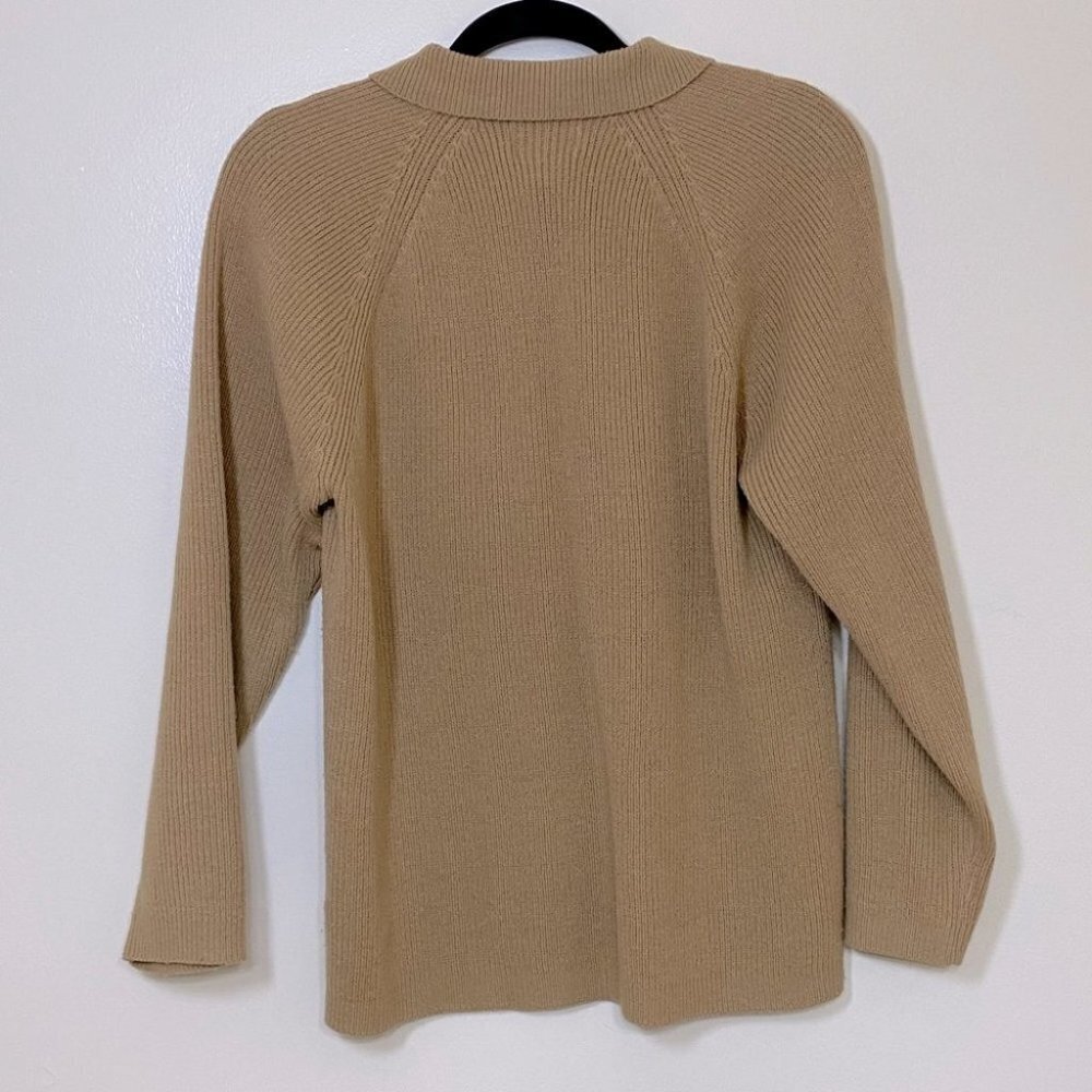 Vintage Traditions  long Sleeve Tan Sweater M - Picture 2 of 8